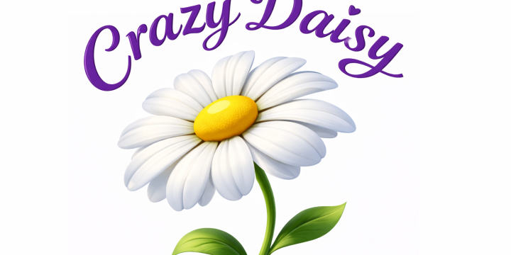Crazy Daisy logo design Crazy Daisy logo design